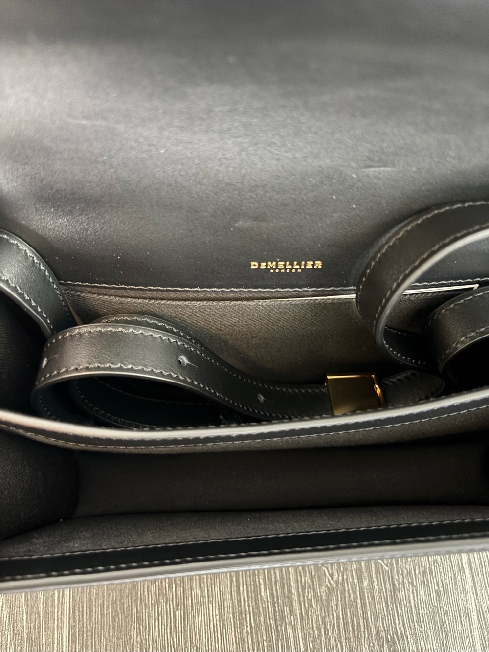 Demellier Paris Crossbody in Black - Picture 5 of 5